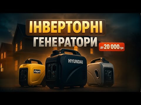 ⚡ Inverter generators up to 20,000 UAH in 2025 🔋 How to choose reliable power for your home