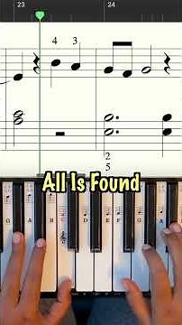 All Is Found (Frozen) || Sheet Music || Piano