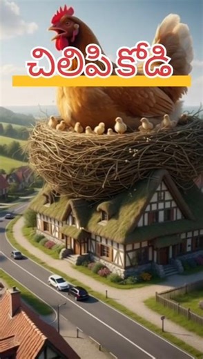 Funny Hen emotional story #funny #comedy #animation #farming #song #nature