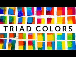 Color Theory Ep.10 Triad Color Scheme
