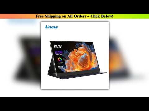 13.3 inch 2560x1600p 2.5K Portable Monitor External Display for Gaming Laptop PS3/PS4 Switch Mini