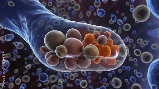 Microscopic View of Mitophagy The Cellular Process of Degrading Damaged Mitochondria