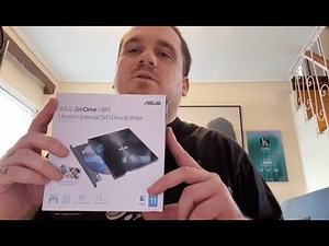 ASUS ZenDrive U8M Ultra Slim External USB CD Drive - Unbox 2025