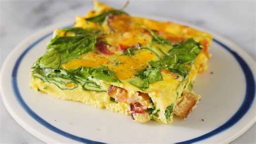 Crustless quiche