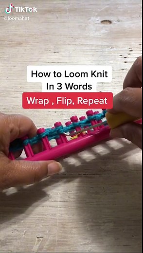 Loom Knitting Basics: Wrap, Flip, Repeat