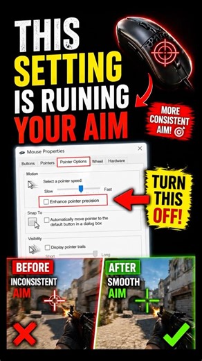 Turn This OFF for Better Aim 🎯