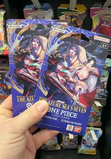 Discover OP14: The Azure Sea’s Seven Sleeved Packs