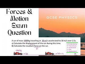 Struggling with Motion Equations? Watch This! | GCSE Physics F = ma