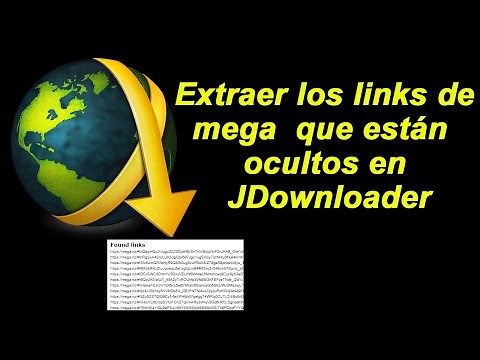 Sacar los links de mega que están ocultos en JDownloader