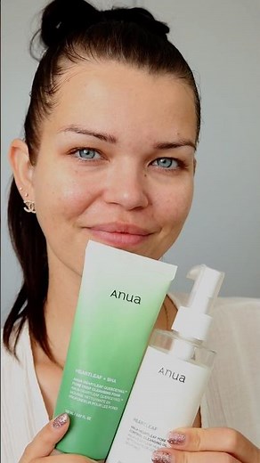 You need this cleansing duo for really clean skin (#anua #skincare )