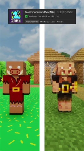 Minecraft Tooniverse Texturepack Showcase