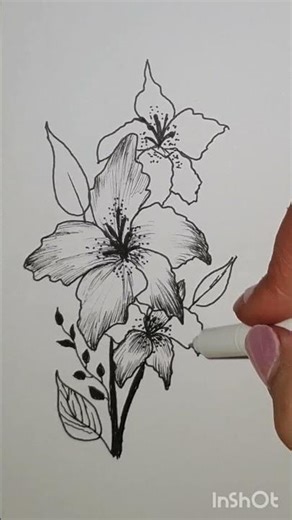 easy way to draw flower #easy #color #drawing #art #short #simple #simpldrawing #painting #flower