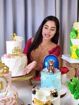 Luxury custom cake for birthday celebration