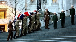 Margaret Thatcher funeral dress rehearsal - video