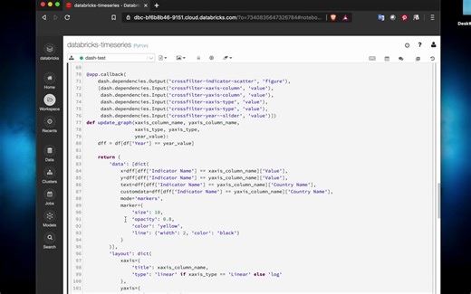 python如何在Databricks笔记本中使用Dash Enterprise