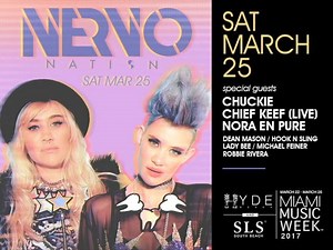 Miami who’s ready for #NERVONation Hyde Beach Miami SLS South Beach this Saturday !! Last years party we went undercover with VICE and surprised some of our fans & DJ friends! full video here >> https://youtu.be/WwHDta7pues > sbeMusicWeek.com/NERVO