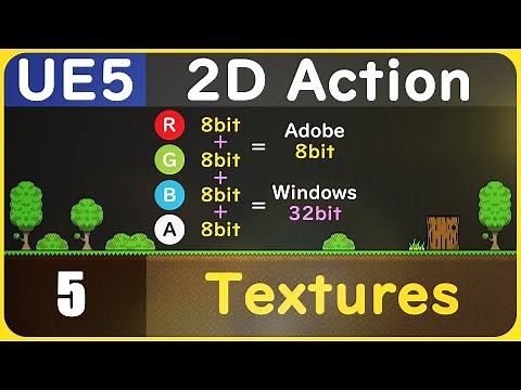 [UE5]Let's make a 2D action game #5 Textures, import, and settings
