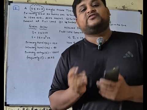 Transformer math |Diploma 2nd Sem | FEE
