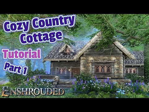 Cozy Country Cottage Tutorial with Dormer - Enshrouded