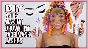 I gave myself a much needed makeover!! This is my DIY self care, quarantine, full body pamper routine. I DIYed my lashes, eyebrow tint, skin care, hair care, nails, waxing, everything! Watch to the end to see my extreme quarantine "glow up" before and after! | Raven Elyse TV