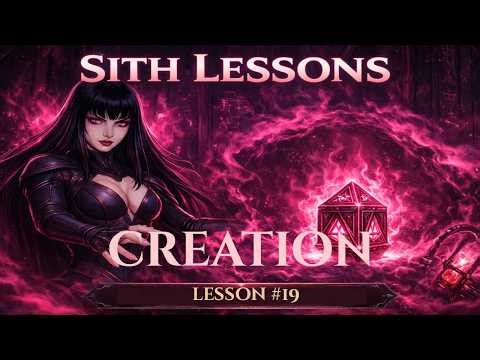 Sith Lesson 19 - Creation: The Sith as Architect [ASMR][Soft Spoken]