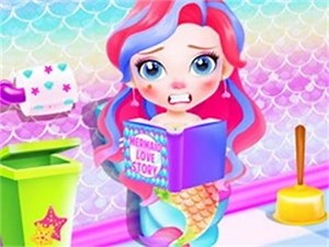 Play Baby-Mermaid-Caring-Game | Free Online  Games. KidzSearch.com