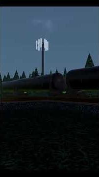 Csx train goes over cross track | ro scale sandboz #csx #crosstrain #southwesttrains #bnsfrailway