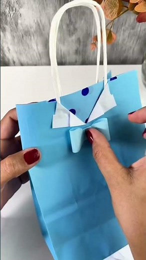 Sacola de papel para o Dia dos Pais 👨🏻‍💼 #diy #embalagem #lembrancinhas