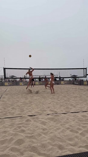 tricked yah #beachvolleyball #twins #sideout #foryou #fyp