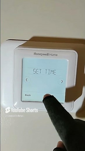 Set the Time on Honeywell T6 Pro Smart Thermostat – Quick Guide #shorts #smarthome #home #tech