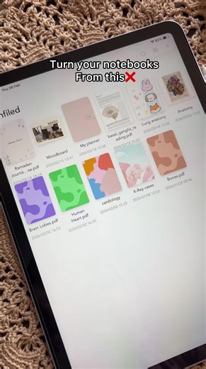 These beautiful notebooks are my precious creations ✨ #freenotes #studytok #uni #aestheticnotes #digitalnotes