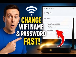 How to Change Your WiFi Network Name (SSID) & Password in Minutes