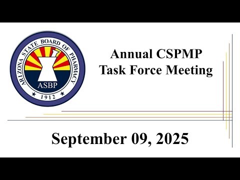 2025 Annual CSPMP Task Force Meeting