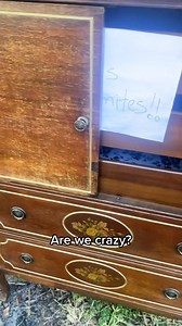 BRB googling how to get rid of termites 😅 #trashtotreasure #termites #dumpsterdiving #furnitureflip | Florida Flipsters diy