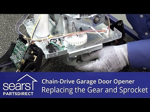 Replacing the Gear and Sprocket Assembly on a Chain-Drive Garage Door Opener