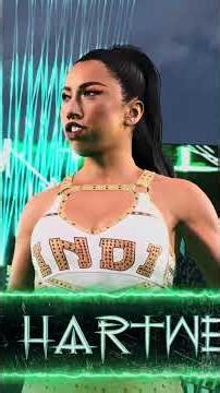 WWE 2K25 - Indi Hartwell [FULL ENTRANCE] Summer Slam #Short
