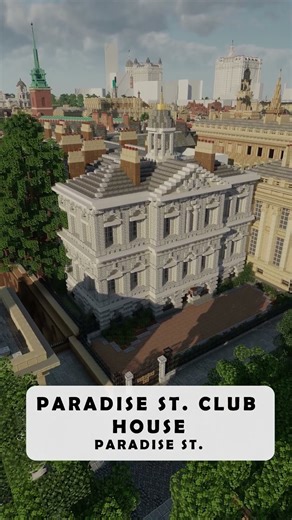 CdP Club House | Every Building In Whiteburg #BritishArchitecture #shorts #minecraftbuilding