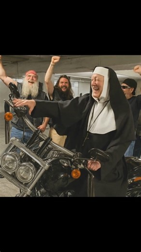 When a developer tried to evict the 80-year-old nun, he didn't count on who her friends were... For 40 years, Sister Frances ran a small soup kitchen in a "bad" part of town. She never judged, she just served. She'd hand out coffee to the homeless, patch up scraped knees, and listen to anyone's troubles. Her regulars weren't just the homeless. They were also the members of the "Iron Disciples" motorcycle club, who had their clubhouse down the street. Their leader, a mountain of a man known as "B