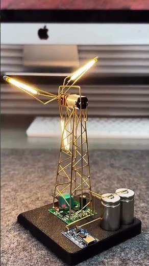 How Wind Generates Electricity Simple Working Model #shorts