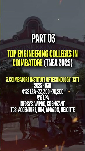 CIT Coimbatore – 100% Placements, Top Recruiters & Campus Tour | Best Engineering College 2025