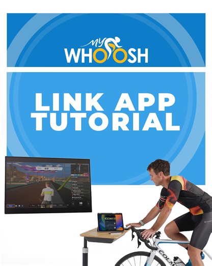 MyWhoosh on Instagram: "The #MyWhoosh Link App - Discover how it enhances your virtual cycling experience with powerful features, all in one seamless setup. 🎥 Watch the full tutorial on our YouTube channel to get started! Link in Bio! #LinkApp #Howto #VirtualCycling #AppTutorial #IndoorCycling"