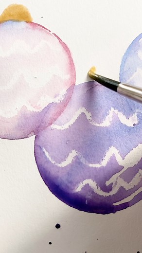 277K views · 1.1K reactions | An easy way to paint Christmas ornaments using watercolors #watercolor #watercolortutorial #watercolorpainting #christmaswatercolor #Christmas #christmasdiy #watercolorforbeginners #easywatercolor #easydiy | Painted Wildflowers | Facebook