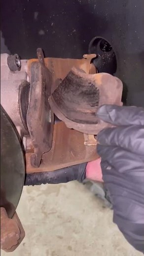 Brake caliper spring installed incorrectly