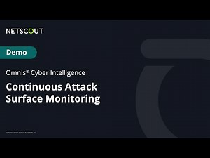 Demo: Continuous Attack Surface Monitoring with Omnis Cyber Intelligence