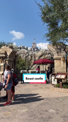 how Disney makes beast castle look full size! #disneytricks #disneyhacks #disneysecrets #disneyfacts #disneyimagineer #disneycast #disneyworld #disneyparks #disneystorytime #castmember #disneyentertainment #disneyprincess #beautyandthebeast #beourguest #disneytiktok