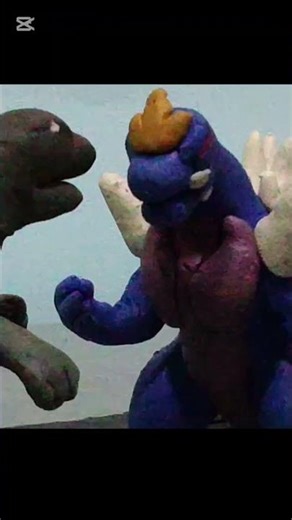 godzilla vs spacegodzilla claymotion trailer #godzilla #claymation #shorts