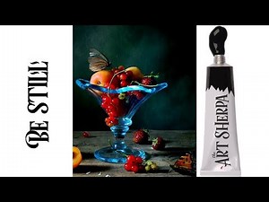 Still Life Fruits Acrylic tutorial Step by step Live Stream | TheArtSherpa