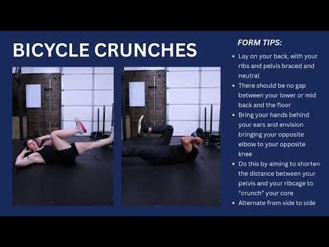 How to Perform Bicycle Crunches | Exercise Tutorial & Form Tips