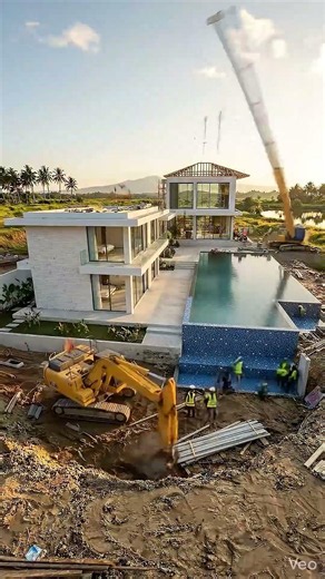 From Empty Land to $10M Tropical Luxury Villa with Infinity Pool Full Timelapse Build