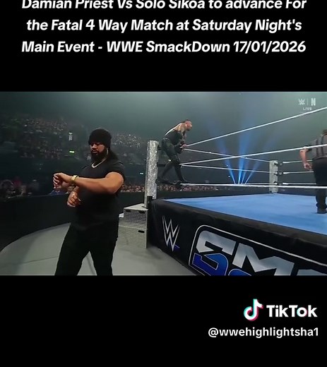Damian Priest vs Solo Sikoa: WWE SmackDown Highlights